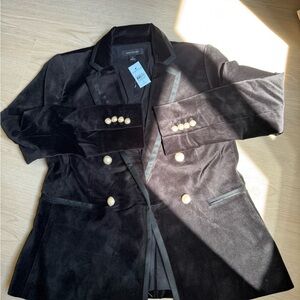 Ann Taylor Blue Tailored Blazer